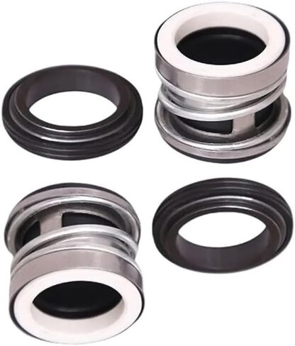 Mechanical Seal Sealing Ring,2pc Mechanical Shaft Seal for Water Pump 104 Series 12~45mm CE/CA/NBR Shaft Seal Fits Spa Pumper(14 * 26mm) in Kuwait