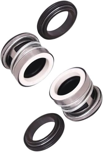 Mechanical Seal Sealing Ring,2pc Mechanical Shaft Seal for Water Pump 104 Series 12~45mm CE/CA/NBR Shaft Seal Fits Spa Pumper(14 * 26mm) in Kuwait