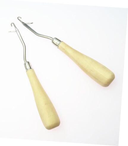 Nuobesty 2pcs Alatch Hook Crochet Tool Tool Tool Tool for Handmade Diy Weaving لصياغة السجاد ومشاريع الحياكة in Saudi Arabia