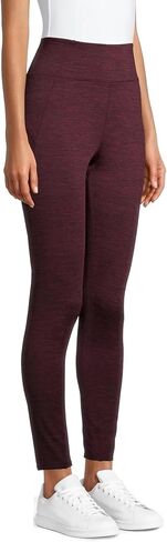 بنطال ضيق للنساء من Cuddl Duds مناسب للمناخ من القطيفة بطبقة أساسية من الدفء - أكثر دفئًا (أسود) in Kuwait
