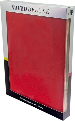 Ultra PRO - 9-Pocket Vivid Deluxe Zippered PRO-Binder (Blue): Protect & Store up to 360 of your Favorite Collection of Baseball Cards, Sports Cards, Collectible Trading Cards & Gaming Cards in Saudi Arabia