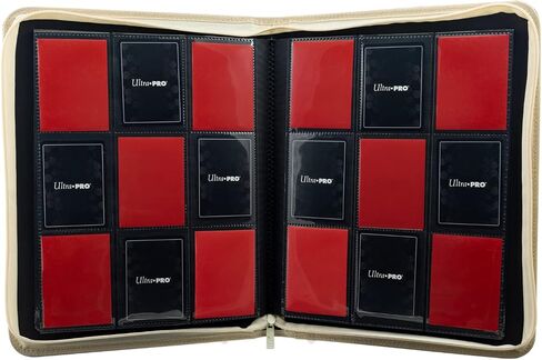 Ultra PRO - 9-Pocket Vivid Deluxe Zippered PRO-Binder (Blue): Protect & Store up to 360 of your Favorite Collection of Baseball Cards, Sports Cards, Collectible Trading Cards & Gaming Cards in Saudi Arabia