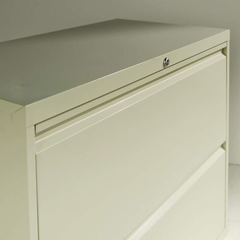 Alera 2-Drawer Fille File Cabinet ، 36 × 19-1/4 by 29 بوصة ، أسود in Kuwait