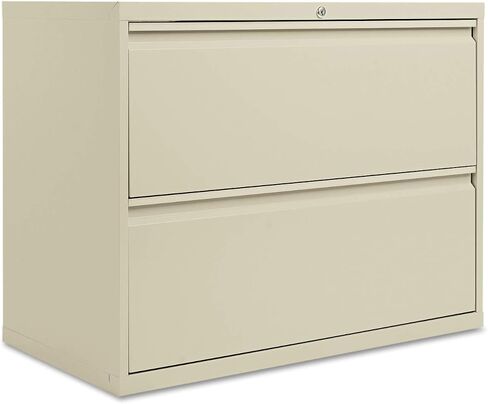 Alera 2-Drawer Fille File Cabinet ، 36 × 19-1/4 by 29 بوصة ، أسود in Kuwait
