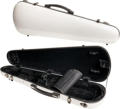 حافظة الكمان MI&VI NG-7002S الكلاسيكية ذات الغلاف الصلب المصنوعة من الألياف الزجاجية (الحجم الكامل) 4/4 مع أشرطة حمل | خفيف الوزن 4.5 رطل | Tough Shell - بواسطة MI&VI Music (أسود) in Kuwait