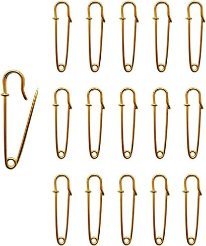 30 Pcs Large Safety Pin Heavy Duty, Heavy Duty Blanket Pins, Heavy Duty Steel Safety Pins, 2 Inch Steel Safety Pin for Blankets Clothing and Crafts (Black) in Saudi Arabia