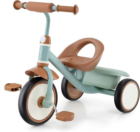 عسل فرحة ثلاثية الدراجات ، أطفال دراجة عجلات 3 عجلات مع مقعد قابل للتعديل ، سلة تخزين قابلة للإزالة ، دراجة ثلاثية العجلات لمدة 3-5 سنوات ، دراجة ثلاثية العجلات الصغيرة للأطفال ، هدية عيد ميلاد للبنين في مرحلة ما قبل المدرسة (بيج) in Kuwait