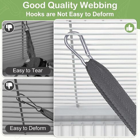 Ferret Hammock 8 Pack Guinea Pig Hammock Washable Rat Chinchilla Hammock Hamster Cage Accessories Cozy Ferret Bed Toys for Small Animals Pet Sugar Glider in Kuwait