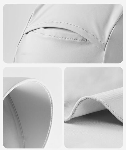 توبورتي قناع واقي من الشمس للنساء من الحرير الثلجي، وشاح للوجه والرقبة للحماية من الاشعة فوق البنفسجية للانشطة الصيفية الخارجية، رمادي، مقاس واحد, رمادي, One Size in Kuwait