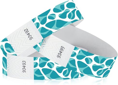 500 WristCo Swimming Pool Tyvek Wristbands for Events – Security Cuts & Tamper-Proof Design to Prevent Reuse – Premium-Grade Bracelets for Hospital & Medical ID, Party & VIP Identification in Kuwait