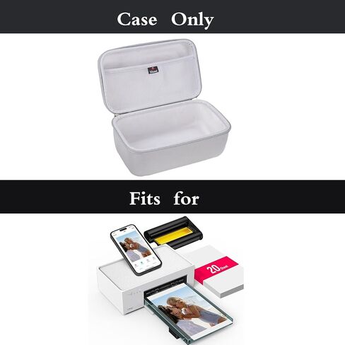Mchoi Hard Storage Case Fits for Liene 4x6'' Wi-Fi Instant Photo Printer, Case Only, Grey in Kuwait