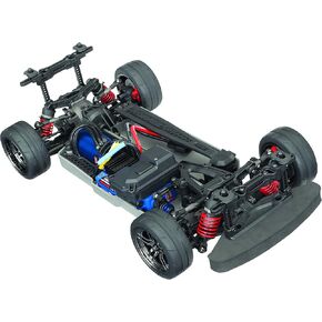 Traxxas 83076-4 Automobile Electric AWD Remote Control Brushless 4-Tec 2.0 VXL Race Car Chassis with TQi 2.4GHz radio and TSM, Size 1/10