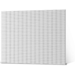Framer Supply Self-Adhesive High Tack White Foamboard 3/16in 24 x 36 25 Sheets