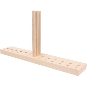 jojofuny Wooden Bow Maker Tool for DIY Bows Ribbon Weaving Device Easy to Use Accessory for Crafting Bowknots for Parties and Present Presentations