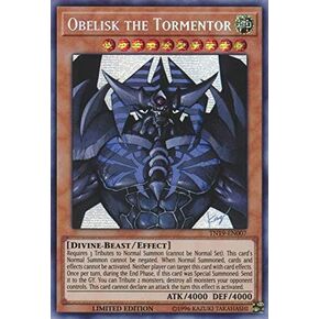 Obelisk the Tormentor (alternate art) - TN19-EN007 - Prismatic Secret Rare - Limited Edition