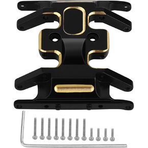 Brass Skid Plate Counterweight Center Gearbox Mount for 1/24 RC Crawler Car Axial SCX24 Gladiator Bronco C10 JLU Deadbolt Upgrades Parts,12g