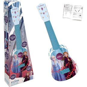 Lexibook, Frozen, My First Guitar for Children, 6 Nylon Strings, 21" Long, Guide Included, Blue, K200FZ