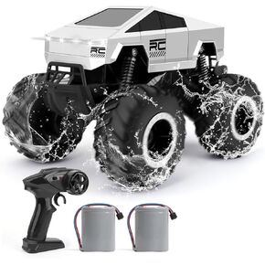 1:16 Waterproof Monster Truck Toys RC Cars Amphibious Remote Control Car Trucks 4WD All Terrain Off-Road Pickup Toy