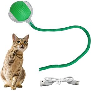 Interactive Rolling Dog Ball, 2025 New Electric Cat Toy,360° Smart Automatic Rolling Pet Ball, Fast Moving Toy for Dog and Cat