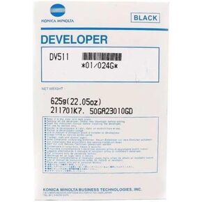Black Developer DV511 Compatible with BH420 BH421 BH500 BH501 BH360 BH501 BH750 BH711 Printers(OEM Quality)