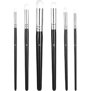 Giantree 6-Piece Miniature Painting Dry Brush Set, 6 Sizes Hobby Detail Brushs Sets, Fine Details, Multi-Purpose Black Dry Brush Set for Advanced Art, Game Miniature Watercolor Model Oil Painting