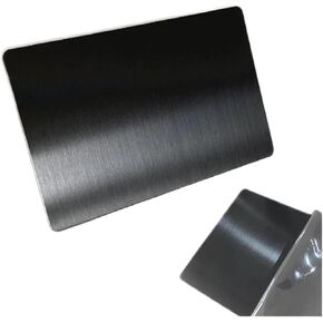 20pcs بطاقة معدنية فارغة 100 × 60 × 0.4 مم تصنع 201 لوحة من الفولاذ المقاوم للصدأ لنقش الطباعة DIY (مرآة الذهب ، 80x80x0.4mm)