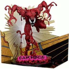 McFarlane Toys Marvel Carnage 1: 10th Scale Trojectible مع المشهد (The Amazing Spider-Man #362)