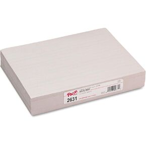 Pacon 2631 Skip-A-Line Paper Newsprint Paper ، 30 رطلاً ، 11 × 8-1/2 ، أبيض ، 500 ورقة/حزمة