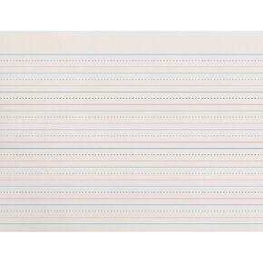 PACON Corporation ZP2612 Broken Midline Paper,1/2-Inch x1/4-Inch Rule,10-1/2-Inch x8-Inch ,500/PK,WE