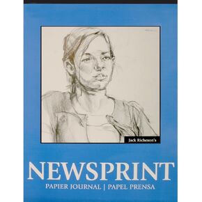 Jack Richeson Rough Newsprint 9" x 12" 100 Sheet