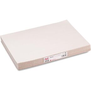Pacon 3409 White Newsprint, 30 lbs, 12 x 18, White, 500 Sheets/Pack
