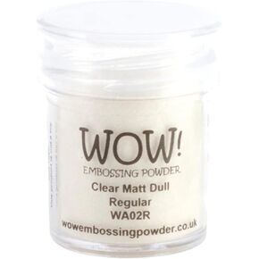 Wow Embossing Powder 15ml, Clear Matte Dull