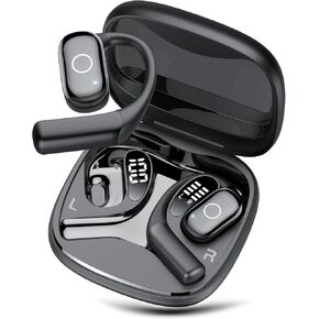 AI Translation Earbuds Real Time, 163 Language Translator Earbuds for iPhone and Android, 80H Playtime,3-in-1 Translation Headphones Translating Device, for Travel/Business/Meeting/Learning (Black)