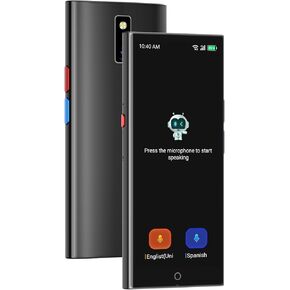 Language Translator Device with 139 Languages, Real-Time Voice Text Translation, WiFi/Offline Support, 5.5-Inch Touchscreen for Travel Business Learning