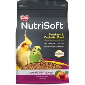 Kaytee Nutri Soft Pet Macaw & Cockatoo Bird Food, 3 Pound