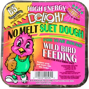 C&S Insect Delight No Melt Suet Dough, 11.75 Ounce, 8 Pack