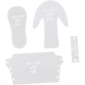 ARTIBETTER Acrylic Boots Pendants Making Template DIY Boots Pendants Template Kit Pattern Cutting for Personal or Professional Use