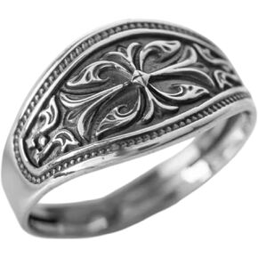 New 2025 Creative Design Retro Pattern Engraving Ring Accessories Jewelry Fashion Trendy Gift