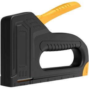 Pneumatic Upholstery Stapler Guns for Wood Light Duty Home Use Manual Staplers Upholstery Nail Gun with 1200 Staples Home Decor Carpentry Tools