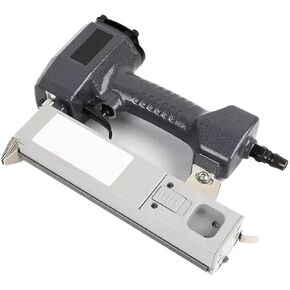 Pneumatic Upholstery Stapler Pneumatic Straight Nail Gun F30 Straight Nail Decoration Code Nail Gun for Woodworking Tools(No Nails)
