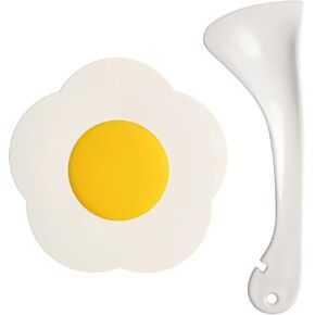 Pet Food Can Lids, Universal Size Can Covers for Dog and Cat Cans, Silicone Cat Food Top with Sunflower Shape One fit 3 Standard, Multifunctional Pet Can Opener Can Spoons (2 Pieces)