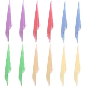 12pcs الأولاد والبنات الوشاح الفتيات الأوشحة مجموعة الرأس لأداء الرقص