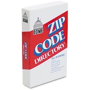 Dome Zip Code Directory, Paperback, 750 Pages