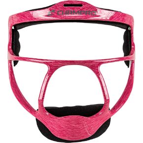 CHAMPRO Rampage Fastpitch Softball Fielder’s Ultra Lightweight Protective Face Mask, Black in Saudi Arabia