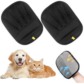 2Pcs Pet Hair Remover Gloves,Upgraded Static Removal Gloves for Pet Hair, Cat & Dog Hair Removal Tool for Couch, Furniture, Carpet, Car Seat, Pet Grooming
