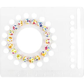 Framendino, Wristlet Bead Design Board Plastic Beading Tray Organizer for Bracelet Jewelry DIY Making