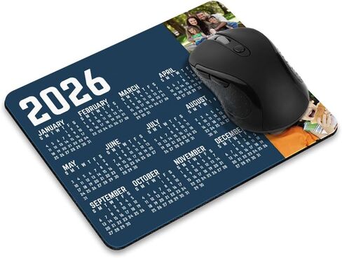 WIRESTER Personalized Custom Mousepad with Your Photo, Frame Color for Home, Office and Gaming Desk, Non-Slip Rectangle Mouse Pad in Saudi Arabia