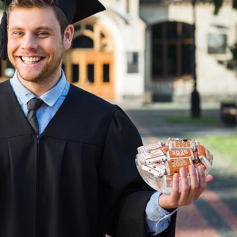 Outus 2024 Graduation Decoration Label Sticker Congrats Mini Candy Bar Wrapper Class of Party Supplies College High School Nursing Grad Celebration, Candy Not Included (Orange,180 Pcs) in Saudi Arabia