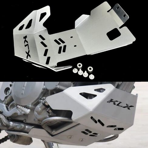 غطاء حماية من الطين للمحرك الأمامي متوافق مع Kawasaki KLX250 /250S/250R KLX300 KLX300R (أحمر) in Saudi Arabia