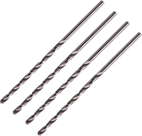 PENCK 3mm Drill Bit Straight Shank 300mm Length Twist Drill Bits High Speed Steel Extra Long Drill Bits Tool for Hardened Metal Plastic and Wood, 4pcs in Saudi Arabia